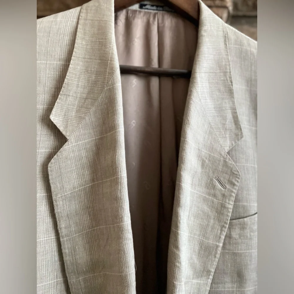 Vintage Christian Dior Monsieur plaid jacket